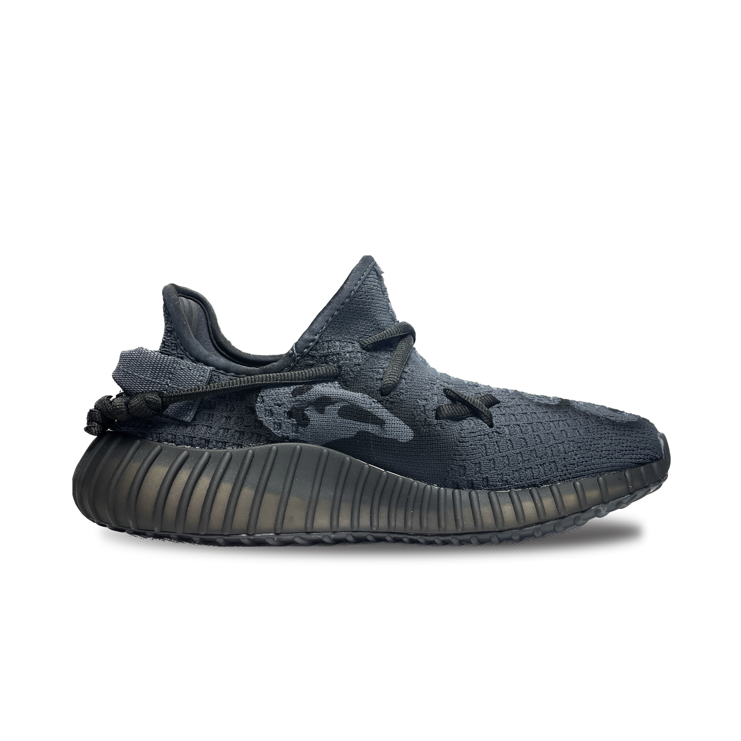 Yeezy Boost 350 Абразивоустойчивые низкие кеды унисекс серые Adidas Originals, темно-серый — фото 2