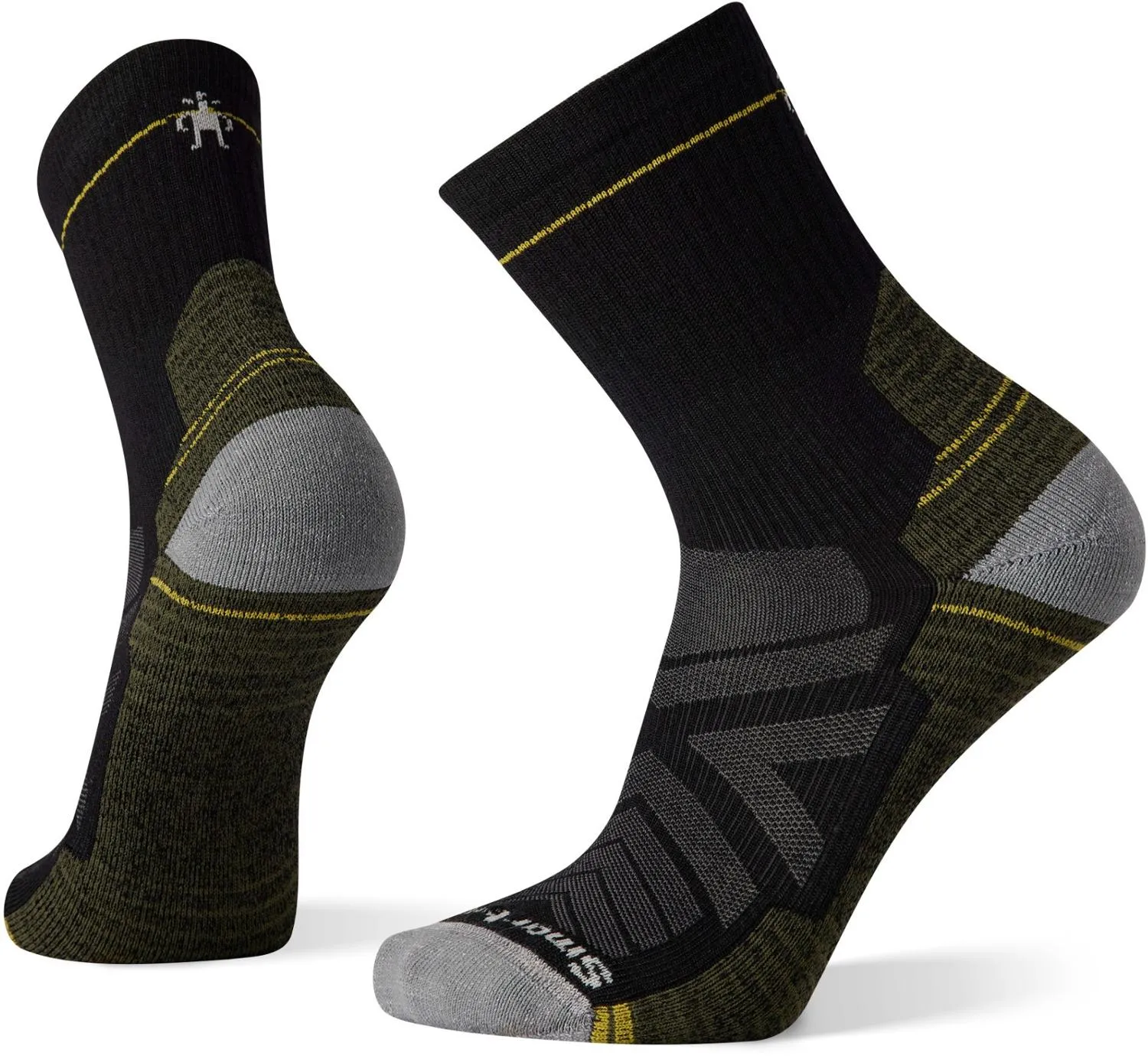 

Туристические носки с легкой амортизацией средней высоты Smartwool, Black