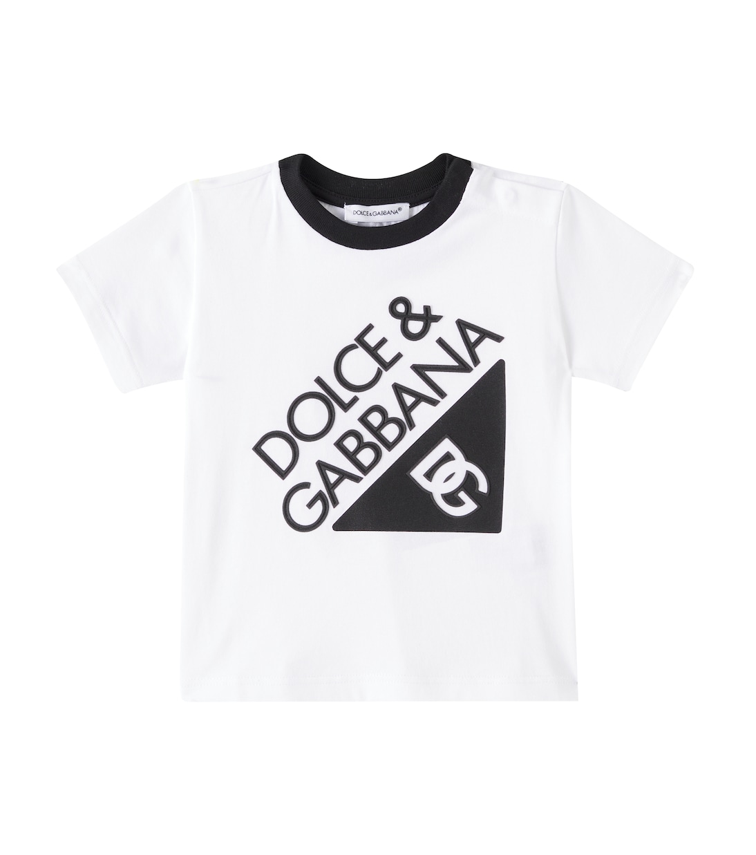 

Футболка из хлопка с принтом для младенцев Dolce&Gabbana Kids, Bianco Ottico
