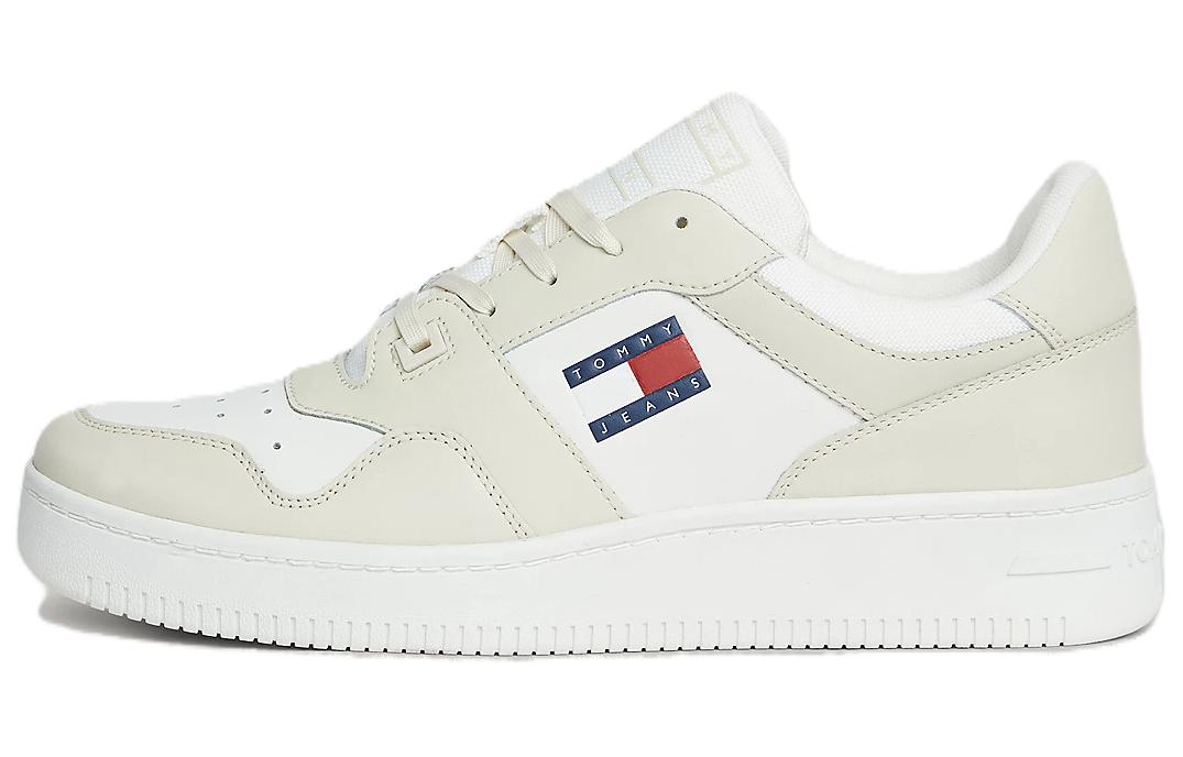 

Tommy Hilfiger Мужские низкие скейтбордистские кроссовки, цвет экрю