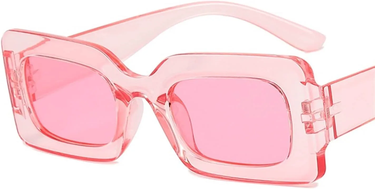 

Солнцезащитные очки 2026 в квадратной оправе, модные, для уличной фотосъемки, для мужчин и женщин, для отдыха на природе (Цвет: O, Размер: 1) MTZJH, One Color