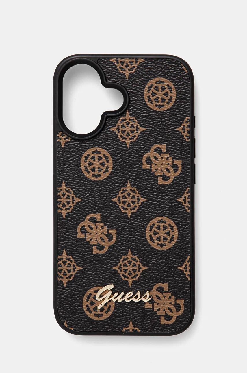 

Чехол для телефона Guess iPhone 16 6.1, коричневый