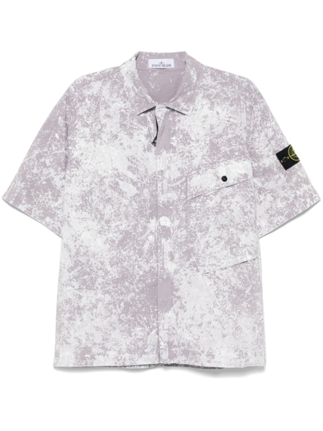 

Футболка с эмблемой Stone Island Compass, фиолетовый