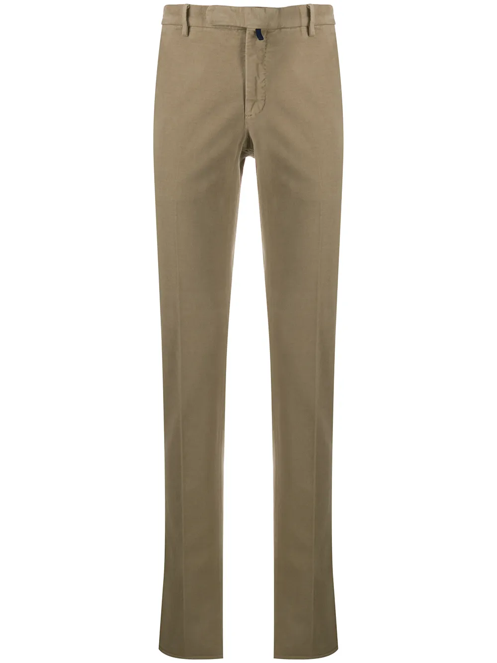 

Фактурные брюки прямого кроя Incotex, нейтральный