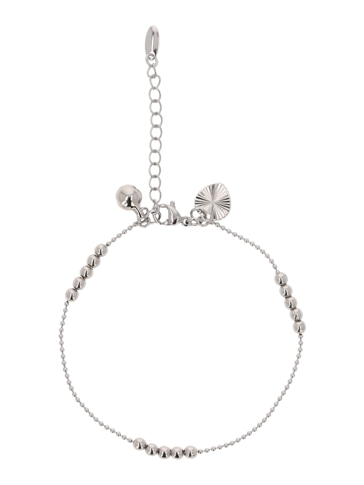 

Faina Женский браслет из бисера с подвесками, серебро