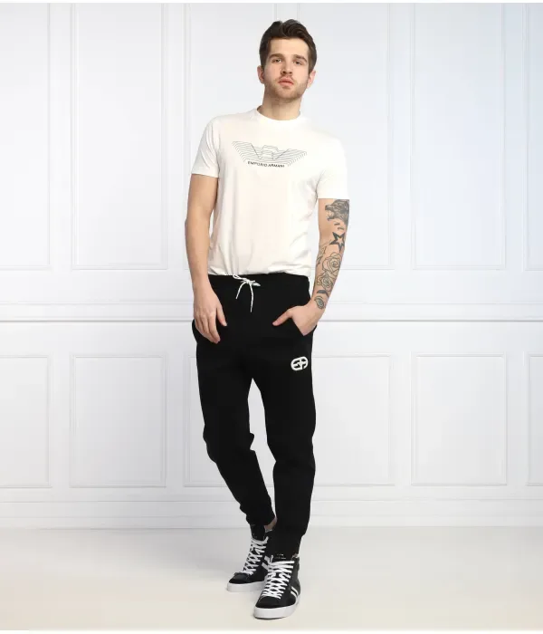Спортивные штаны regular fit Emporio Armani, черный — фото 2