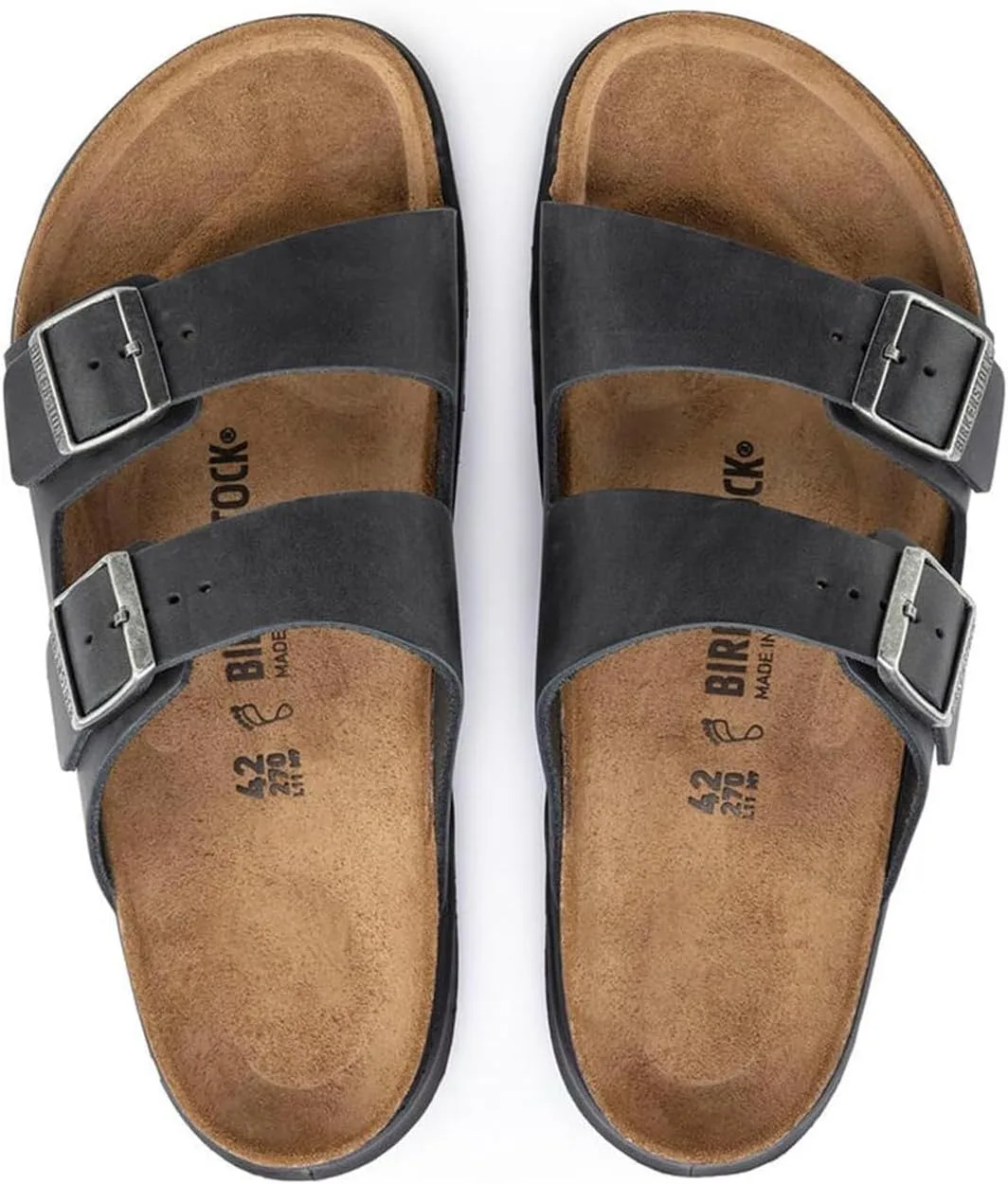 Мужские сандалии Birkenstock Arizona CT, черный — фото 3