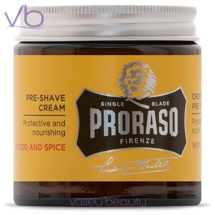 

Защитный крем перед бритьем Single Blade Wood And Spice, 100 мл, Proraso