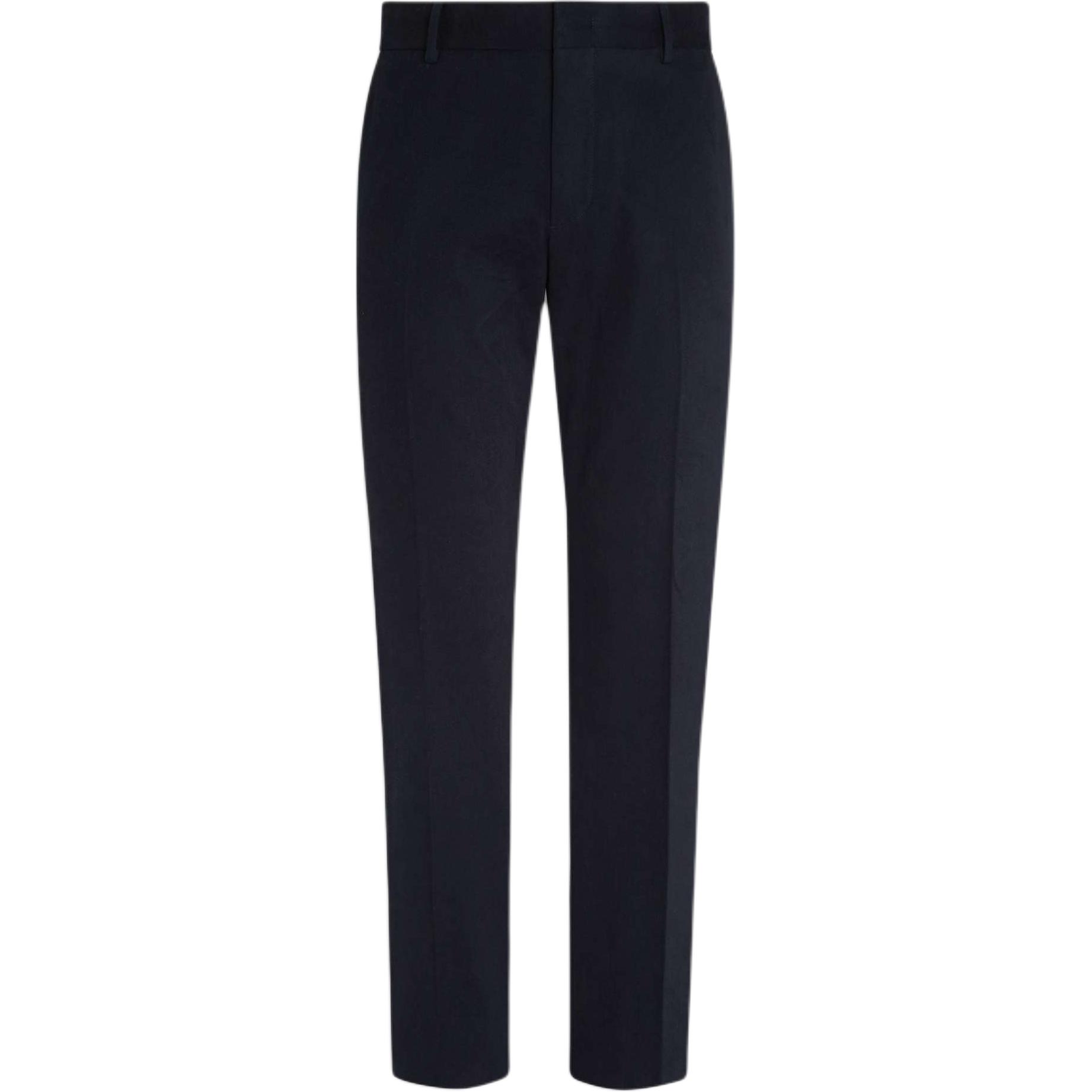 

Ermenegildo Zegna Мужские повседневные брюки, темно-синего цвета, прямого кроя