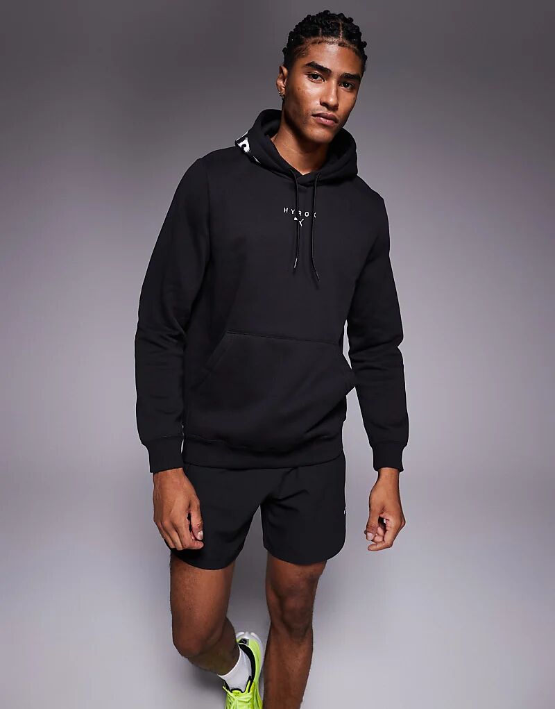 

Толстовка с капюшоном Puma x Hyrox черного цвета