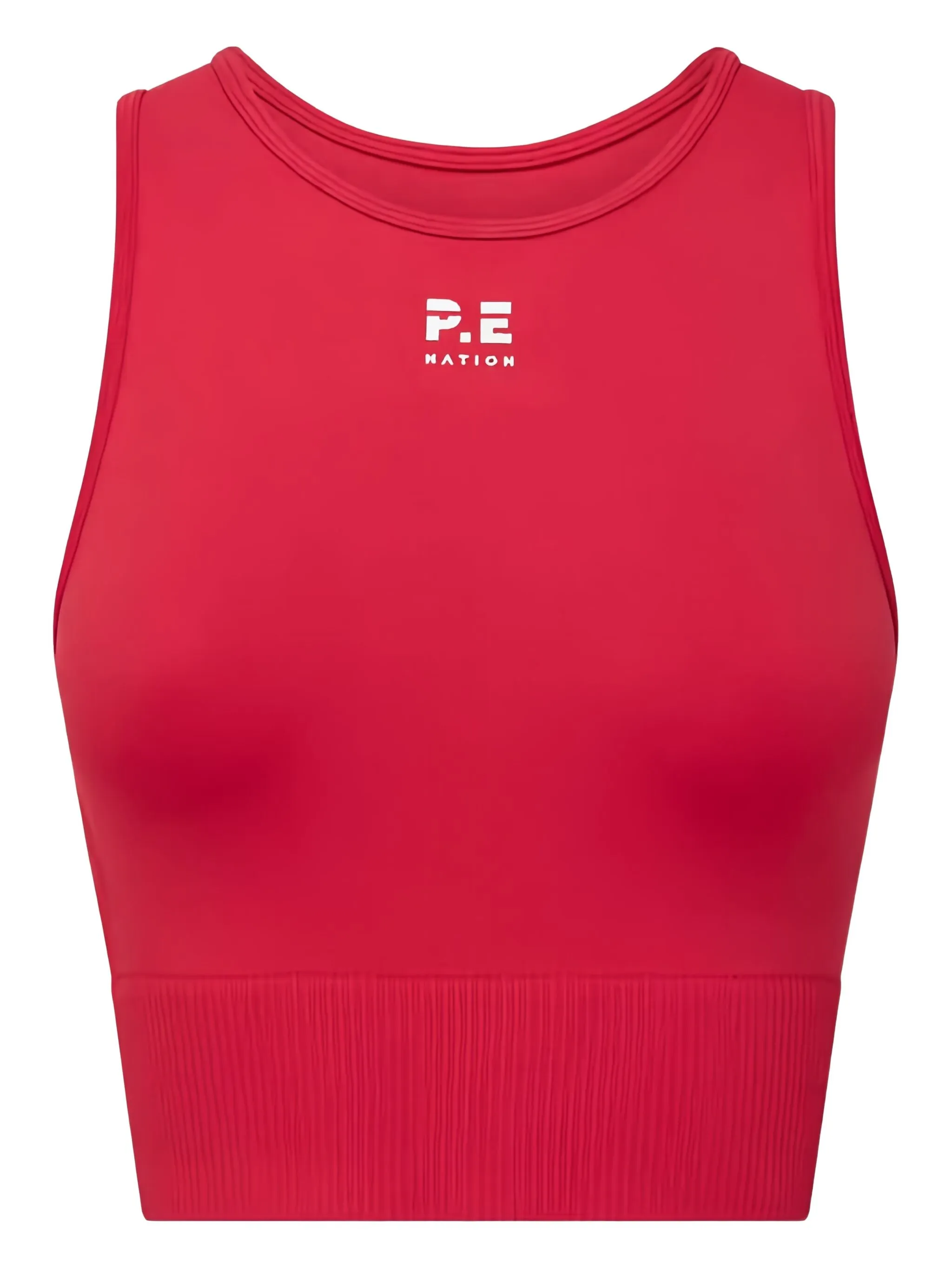 

Бесшовный топ с логотипом P.E Nation, красный