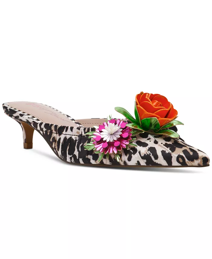 Женские мюли Abigayl с цветочным принтом Betsey Johnson, мультиколор