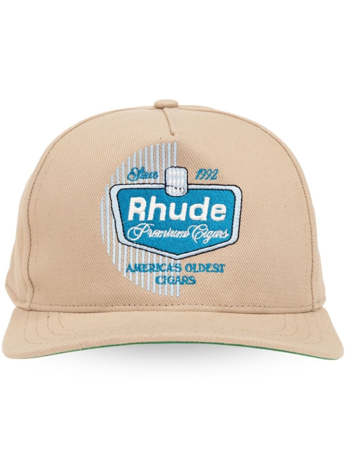 

RHUDE кепка Cigaro с вышивкой, нейтральный цвет