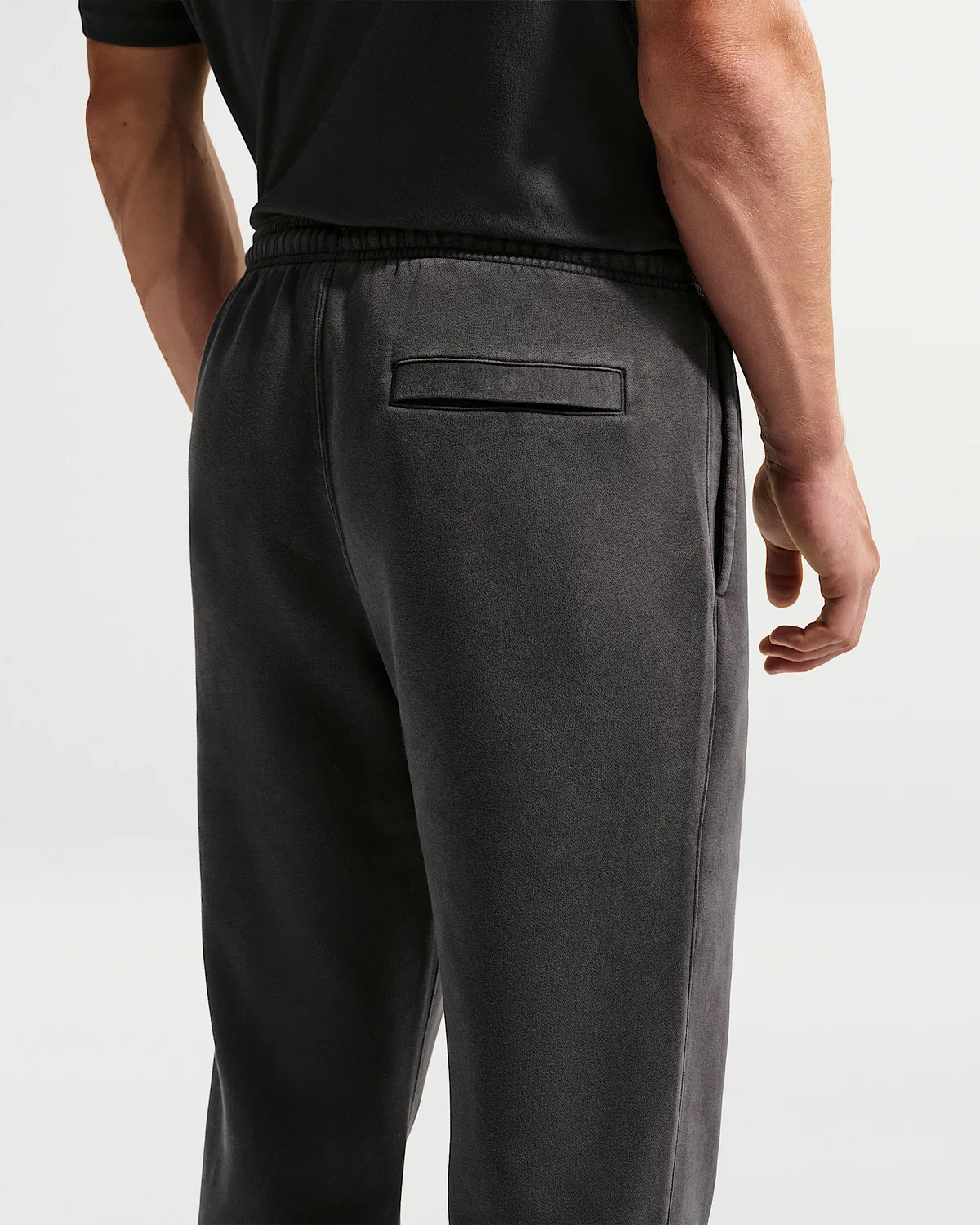 Мужские флисовые штаны Nike Sportswear Club с манжетами, Anthracite/Anthracite — фото 3