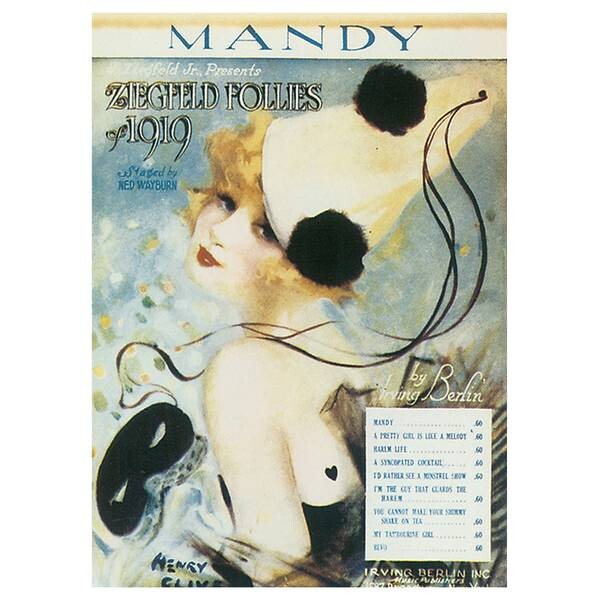 

Фреска LegendArte Mandy (Ziegfeld Follies 191), многоцветный