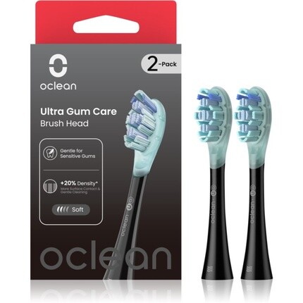 

Сменная головка Ultra Gum Care UG02 - черная, 2 шт. Oclean