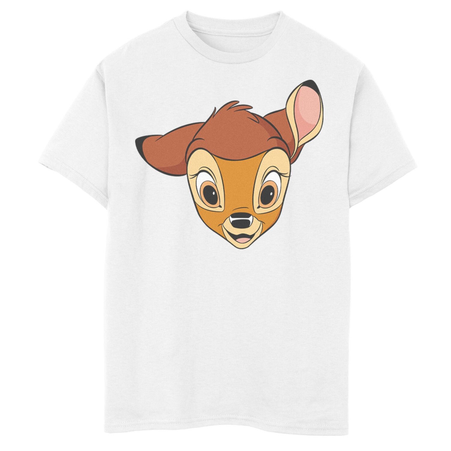 

Футболка Disney Bambi с большим лицом для мальчиков 8–20 лет Licensed Character, белый