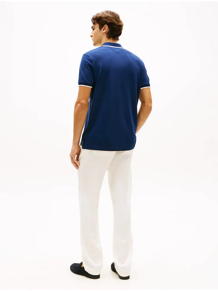Футболка поло Regular Fit TOMMY HILFIGER, Navy — фото 3