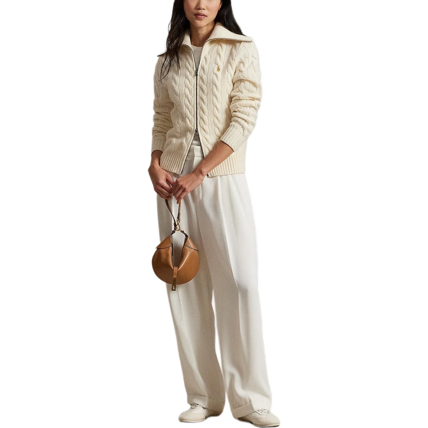 Свитер Straight Fit, Polo Ralph Lauren, Pure Cream White — фото 4