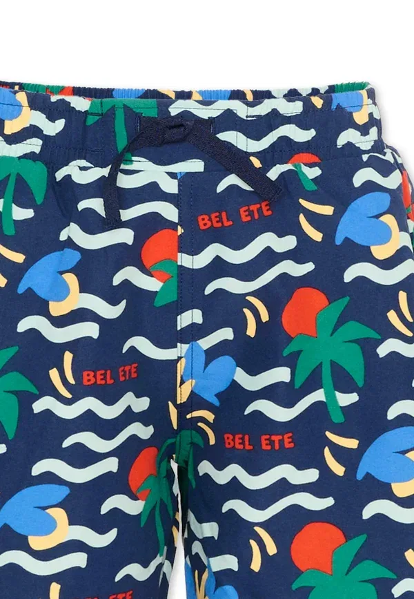 Плавки с принтом Swimming shorts Petit Bateau, синий — фото 3