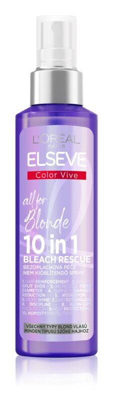 

Несмываемый спрей для всех типов светлых волос L’Oréal Paris Elseve Color-Vive Purple