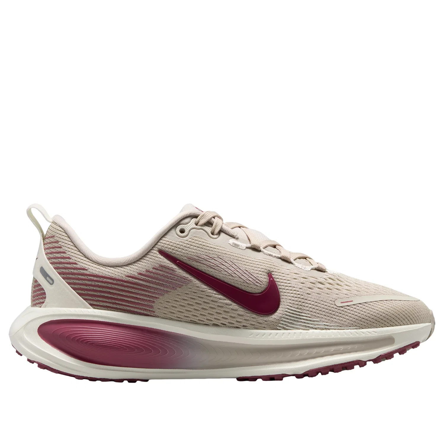 Детские кроссовки с сетчатым верхом Air Zoom Vomero 18 'Cream Sail' Nike, Cream Ii/Sail/Pink Smoke — фото 2