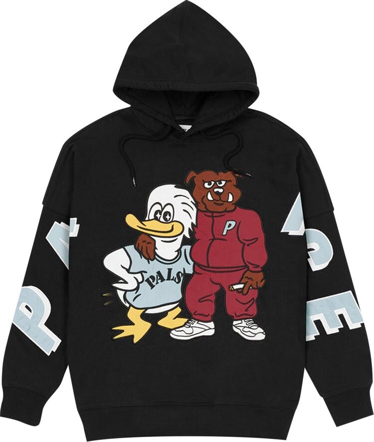 

Толстовка Palace Dog And Duck Drop Shoulder Hood 'Black', черный