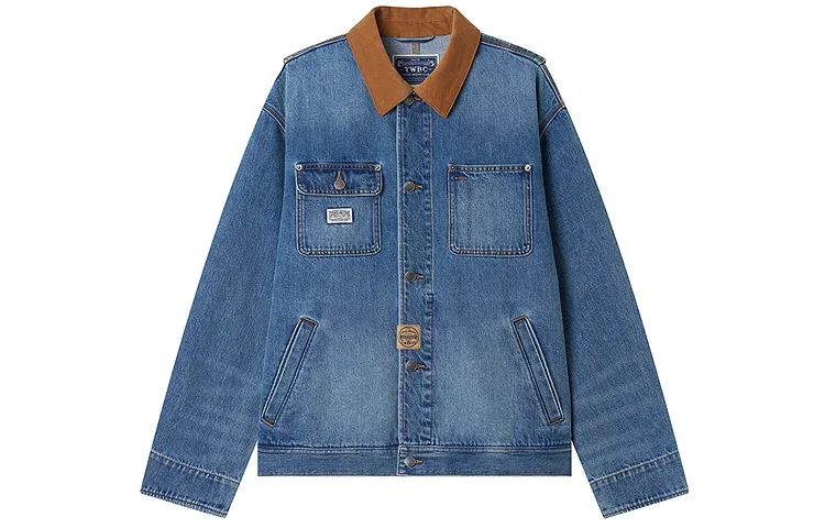 Детский джинсовый жакет свободного кроя American Vintage Barnfit, Teenie Weenie Men, Denim