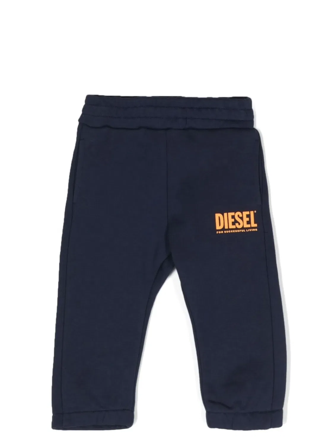 Штаны-трекки с логотипом Diesel, синий