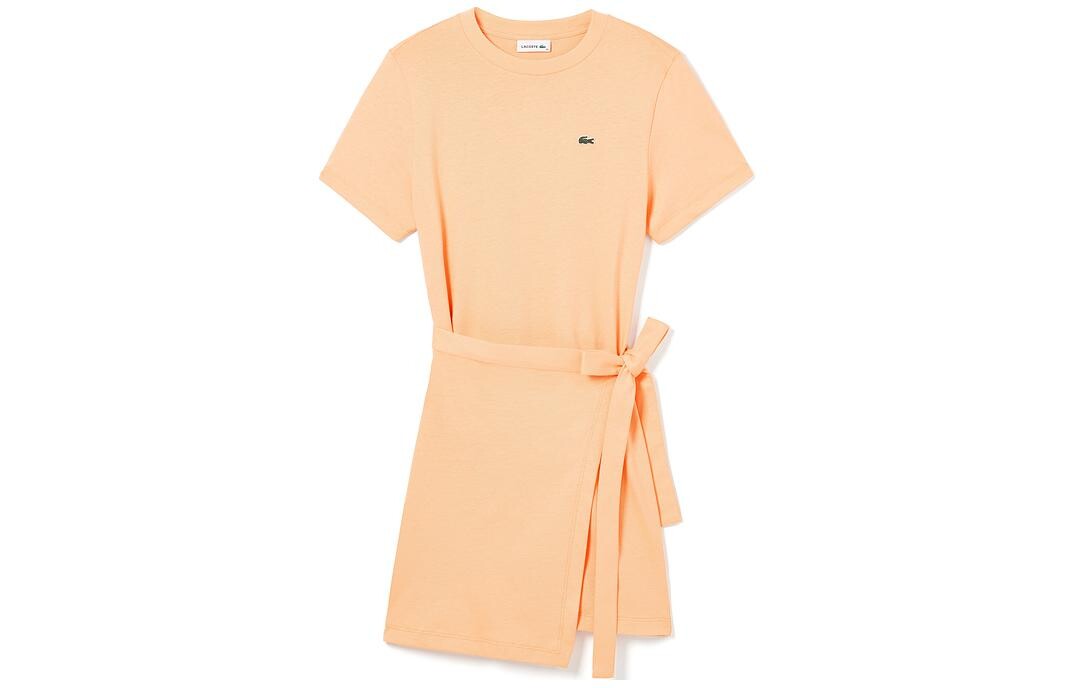 Платье LACOSTE Женское, короткие рукава, черный