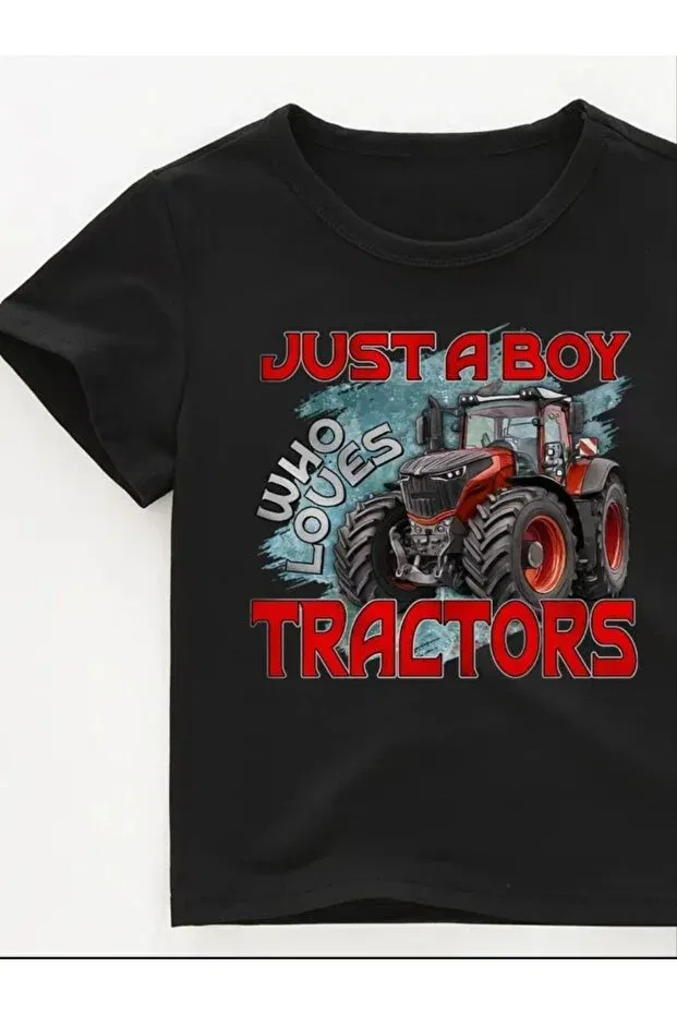 Детский комплект футболок оверсайз с принтом Elan Wear, Red + Gray + Black + Blue — фото 4
