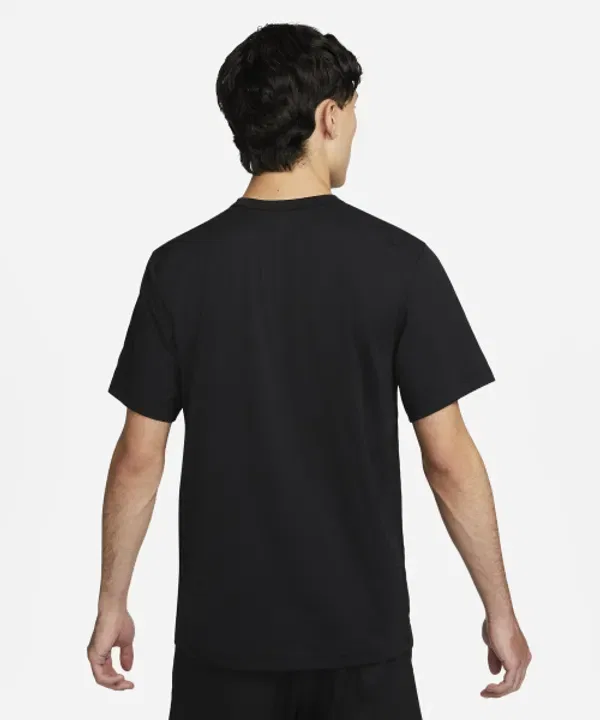 Футболка с коротким рукавом Dri-FIT UV Hyperverse, Nike, черно-белый — фото 2