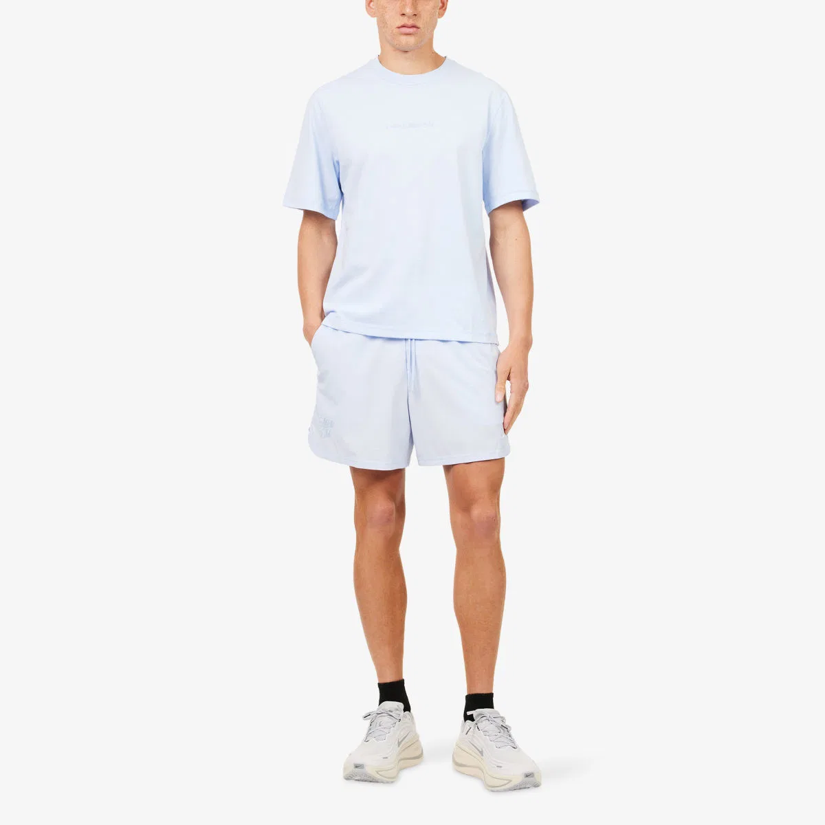 Тканая футболка Dri-fit с принтом логотипа и текста Nike, синий — фото 2