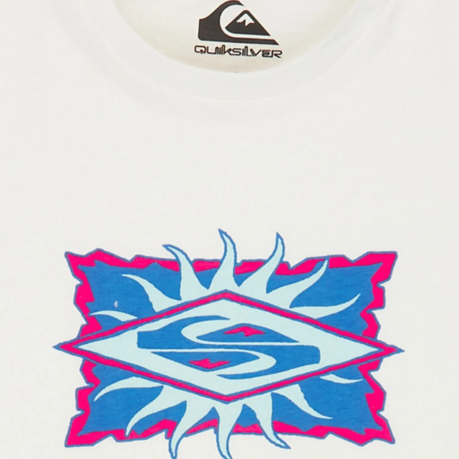 Детская футболка для мальчиков с принтом Ev Starfish Stamp Quiksilver, Blanco — фото 3