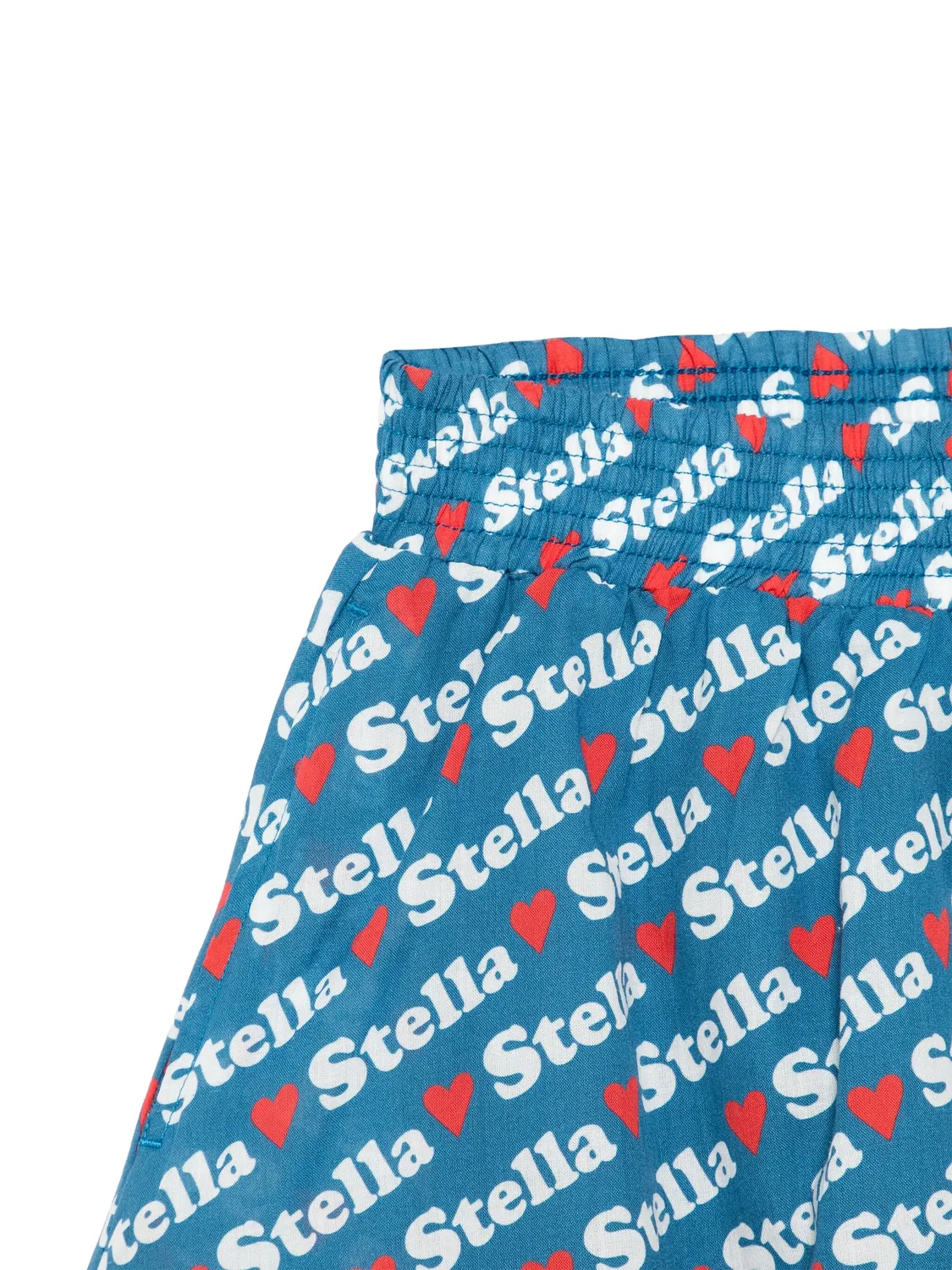 Юбка для девочек из органического хлопка Stella McCartney, синий — фото 3