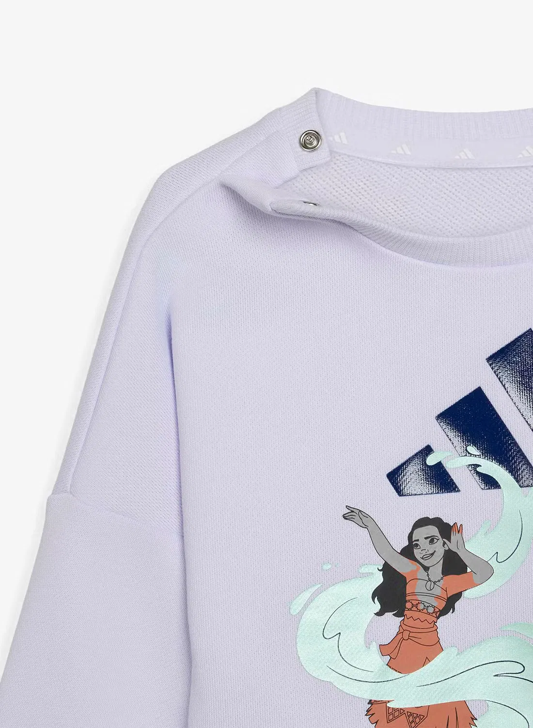 Комплект спортивный с эластичным поясом Disney Adidas, фиолетовый — фото 4
