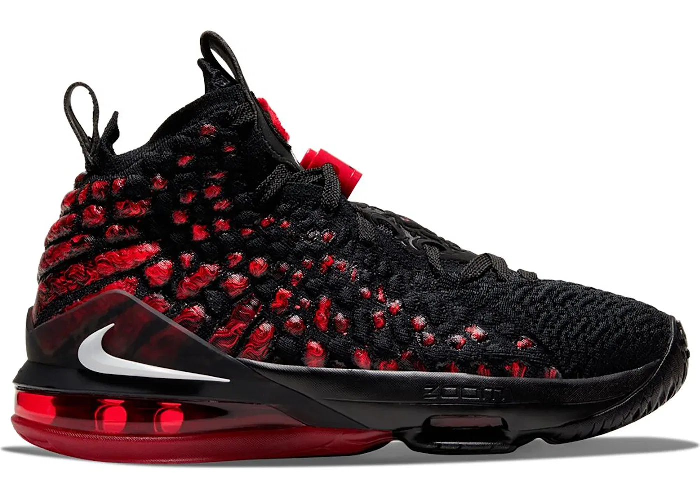 Детские кроссовки для активного спорта Nike LeBron 17 Infrared Nike, Black/White-University Red