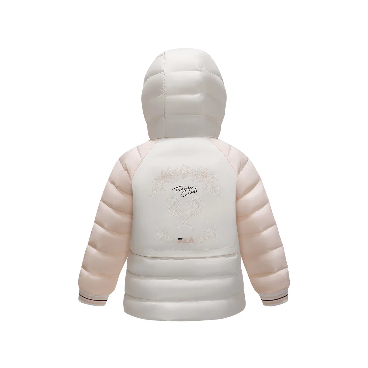 Детская куртка-пуховик с капюшоном FILA KIDS, Cloud White — фото 3