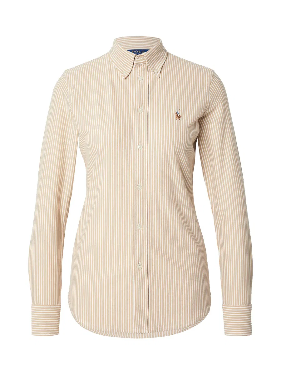 Блузка Polo Ralph Lauren бежевого цвета