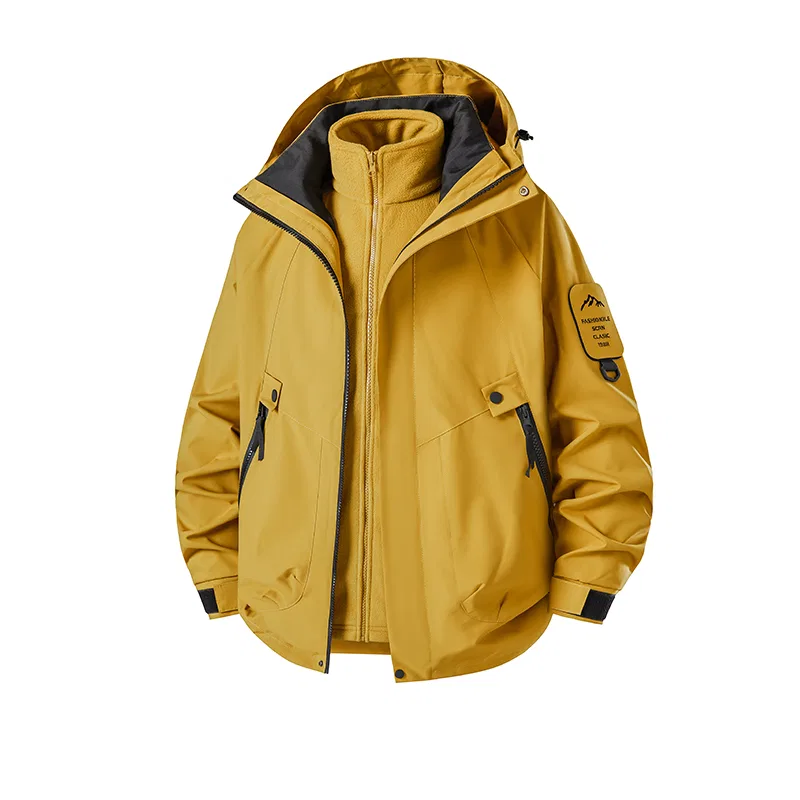 Детский ветрозащитный утепленный дождевик JEEP SPIRIT, Pomelo Yellow