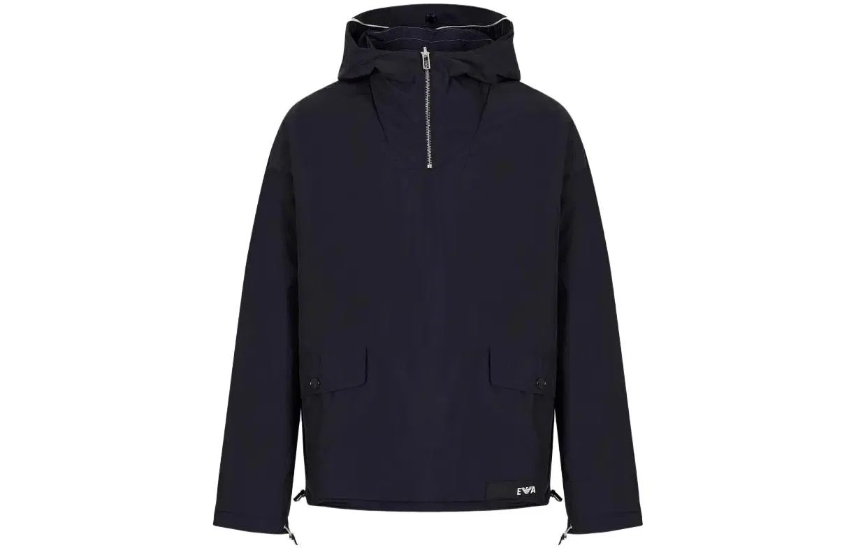 Мужская куртка-худи на молнии Blue EMPORIO ARMANI, Blue — фото 3