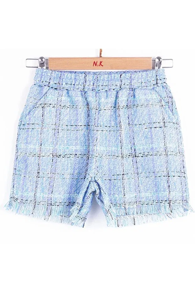 Детские шорты для девочек хлопковые Nk Kids, Blue — фото 3