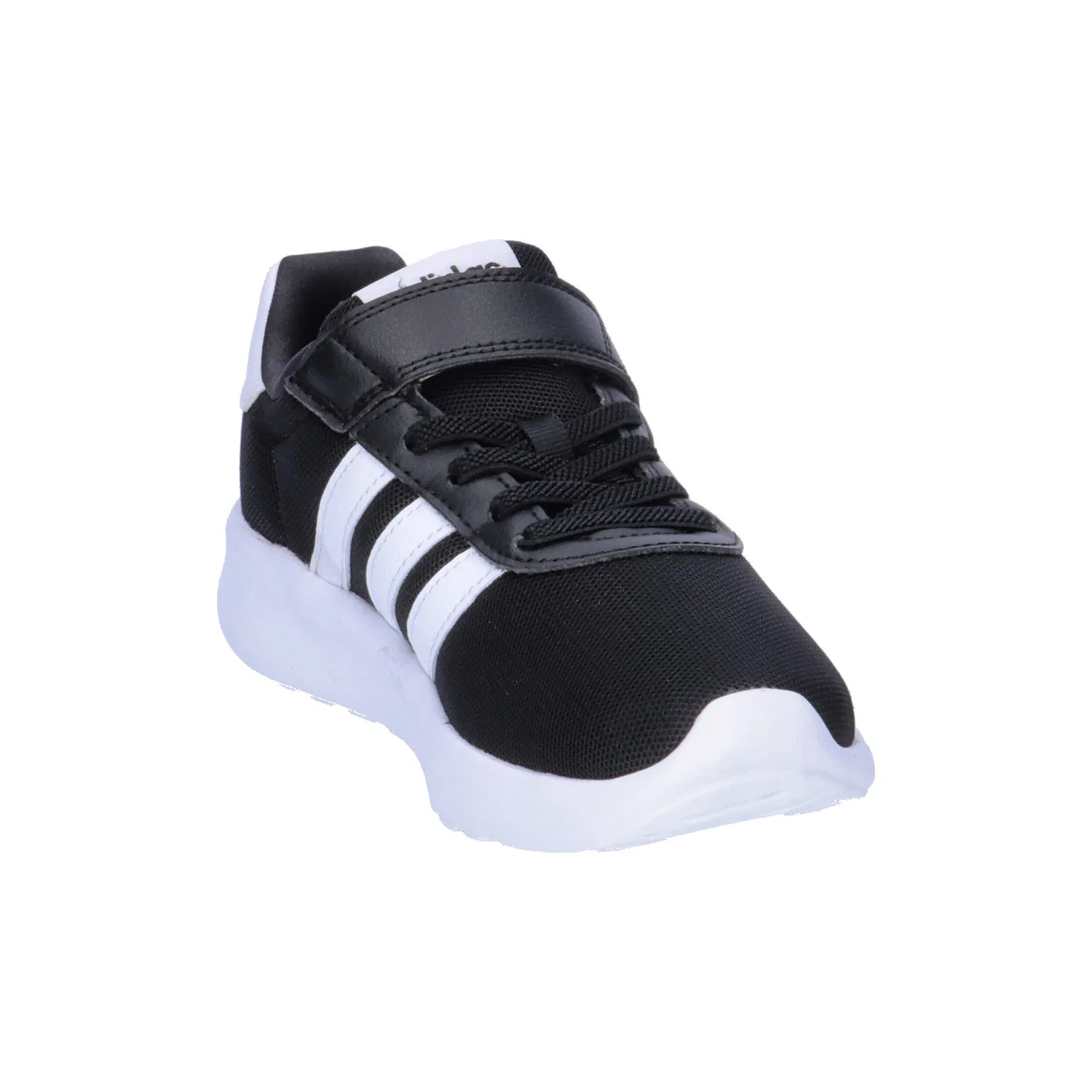 Детские кроссовки с дышащим верхом LITE RACER 3.0 EL K Adidas, Schwarz Weiss — фото 2