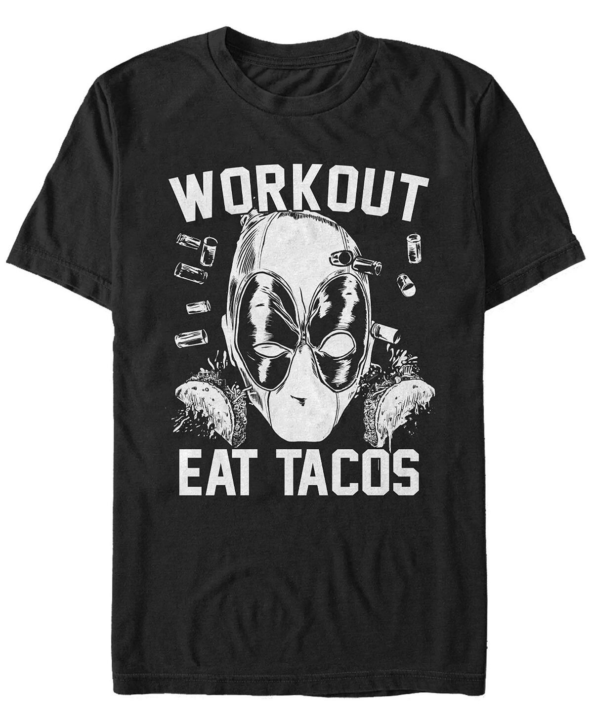 

Мужская футболка workout tacos с коротким рукавом Fifth Sun, черный