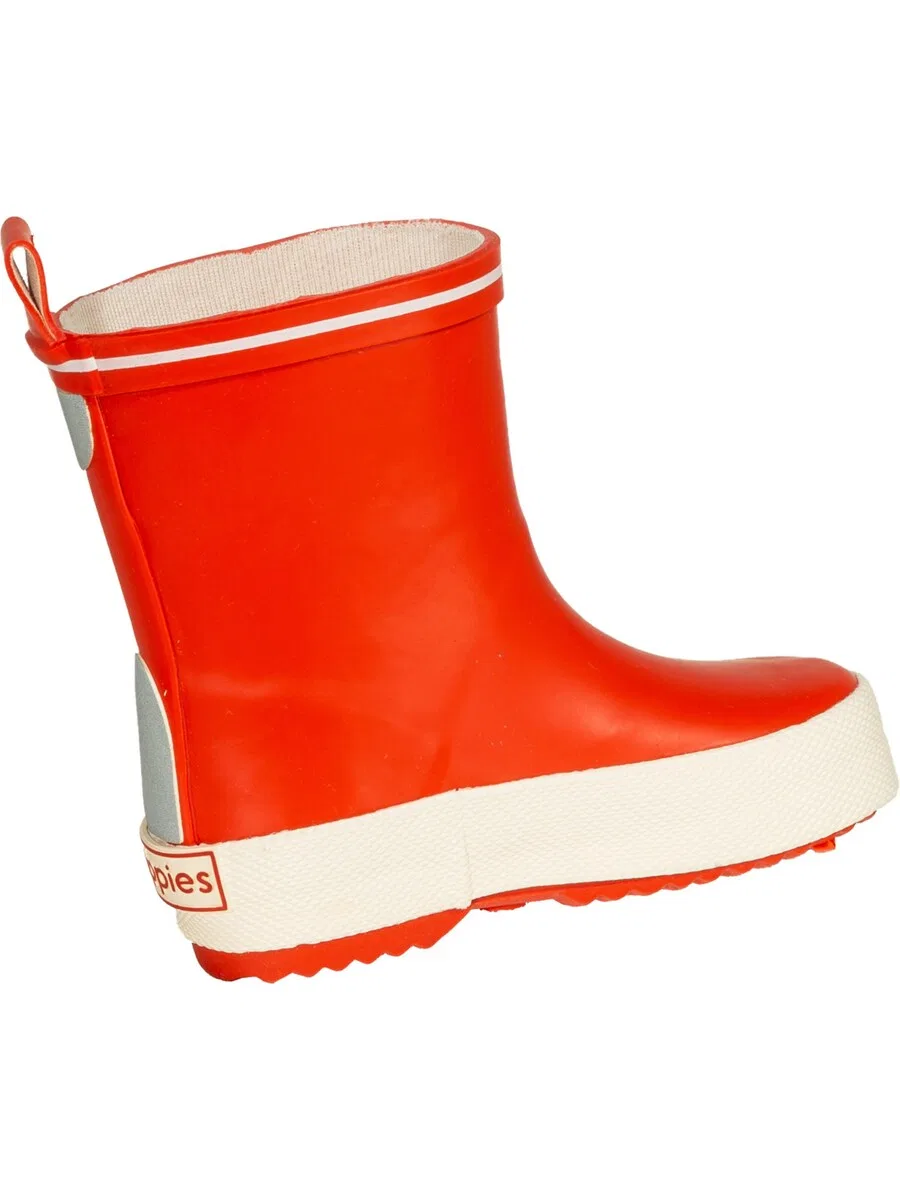 Резиновые сапоги «Regenstiefel Kinderstiefel in rot» красного цвета druppies — фото 4