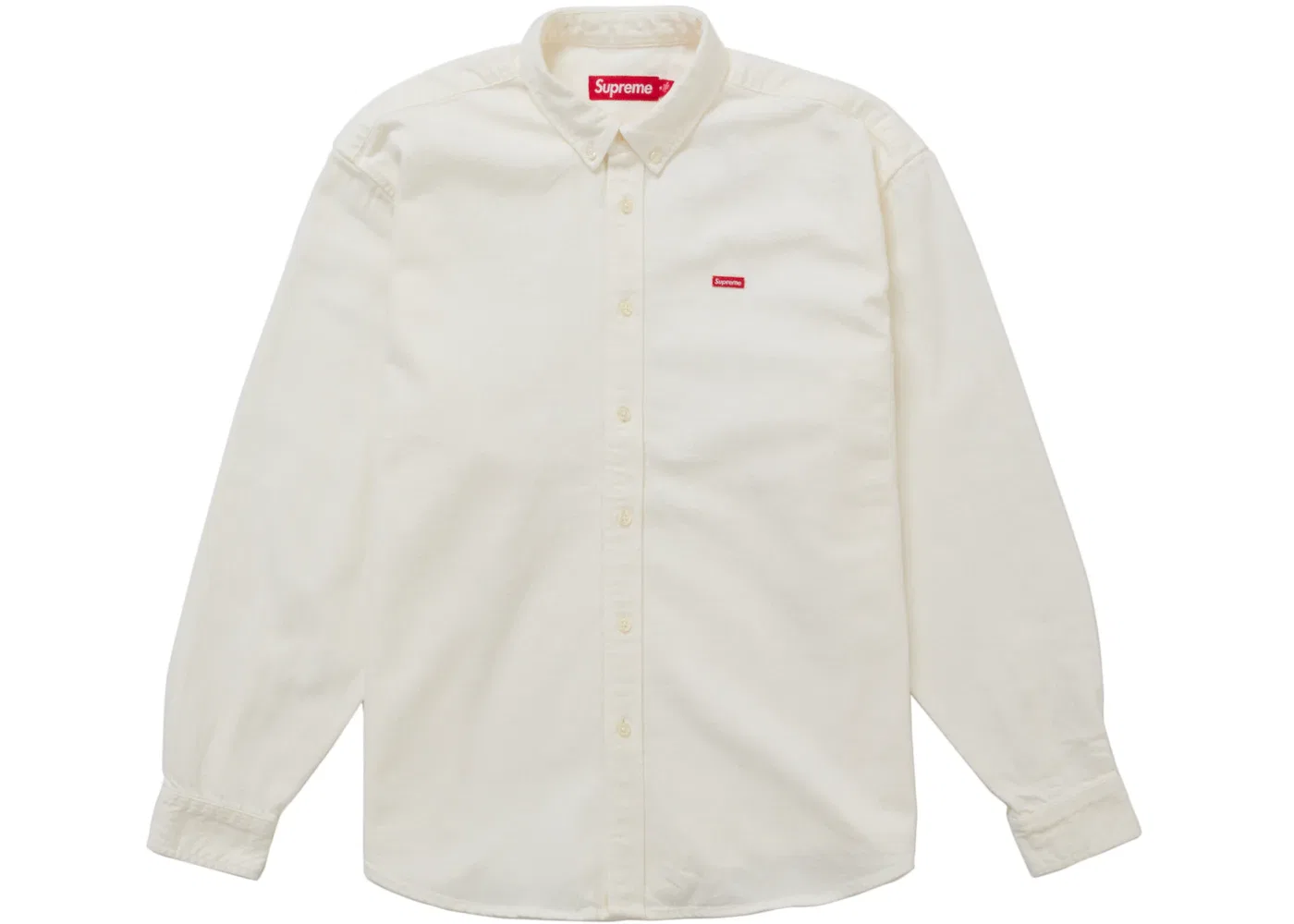 Мужская рубашка с принтом Box Denim Supreme, White