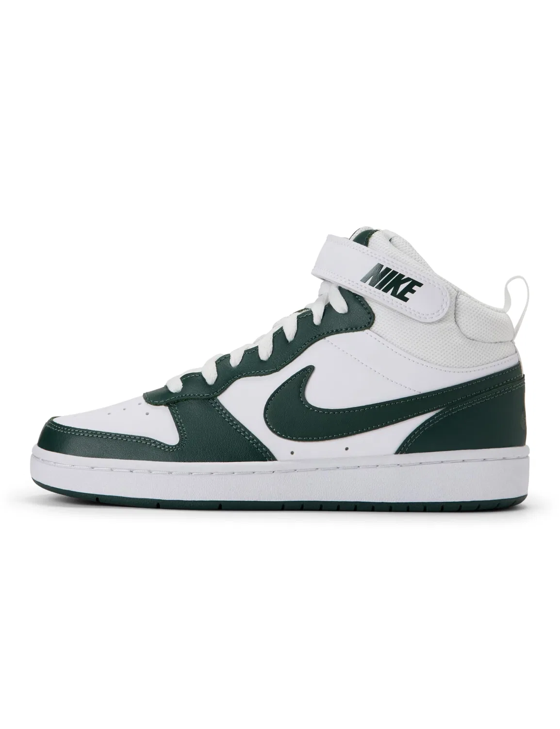 Детские кроссовки для мальчиков с принтом Court Borough Mid 2 NIKE, Green