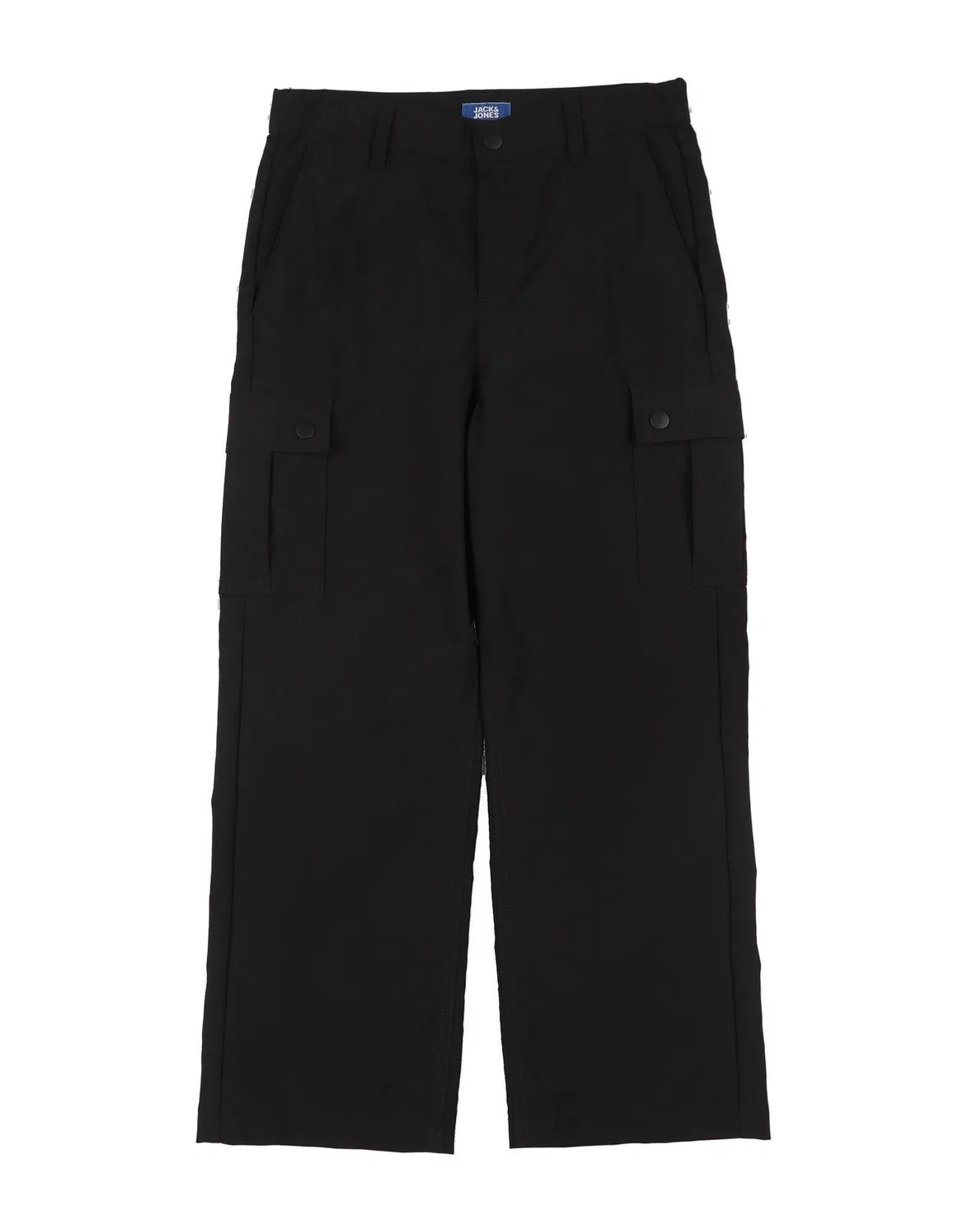 Детские брюки-шелл с брендовым логотипом Jack & Jones, черный