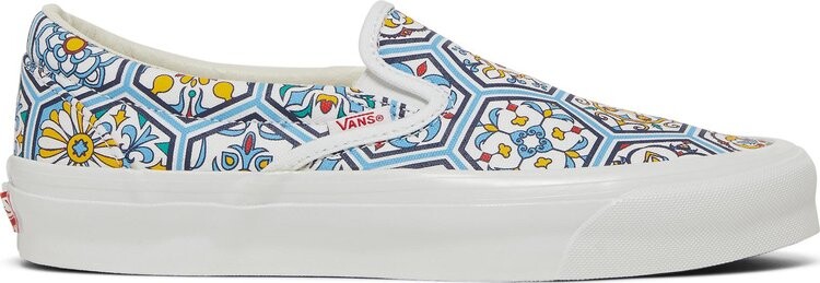 

Кеды Vans KITH x Classic Slip-On Blue Moroccan Pattern, синий
