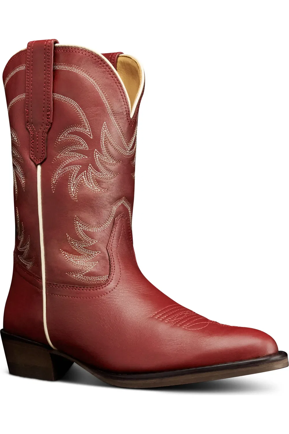 Детские ботинки вестерн на каблуке Annie Western Tecovas, Scarlet